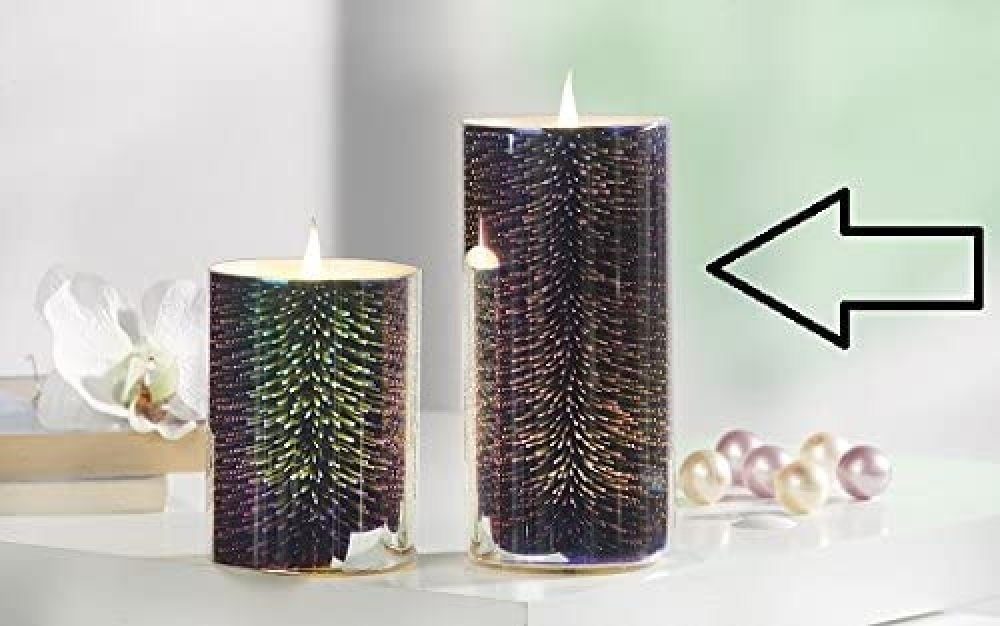 Luna24 simply great ideas... LED-Kerze LED Kerze 3D Sternenregen, verblüffe günstig online kaufen