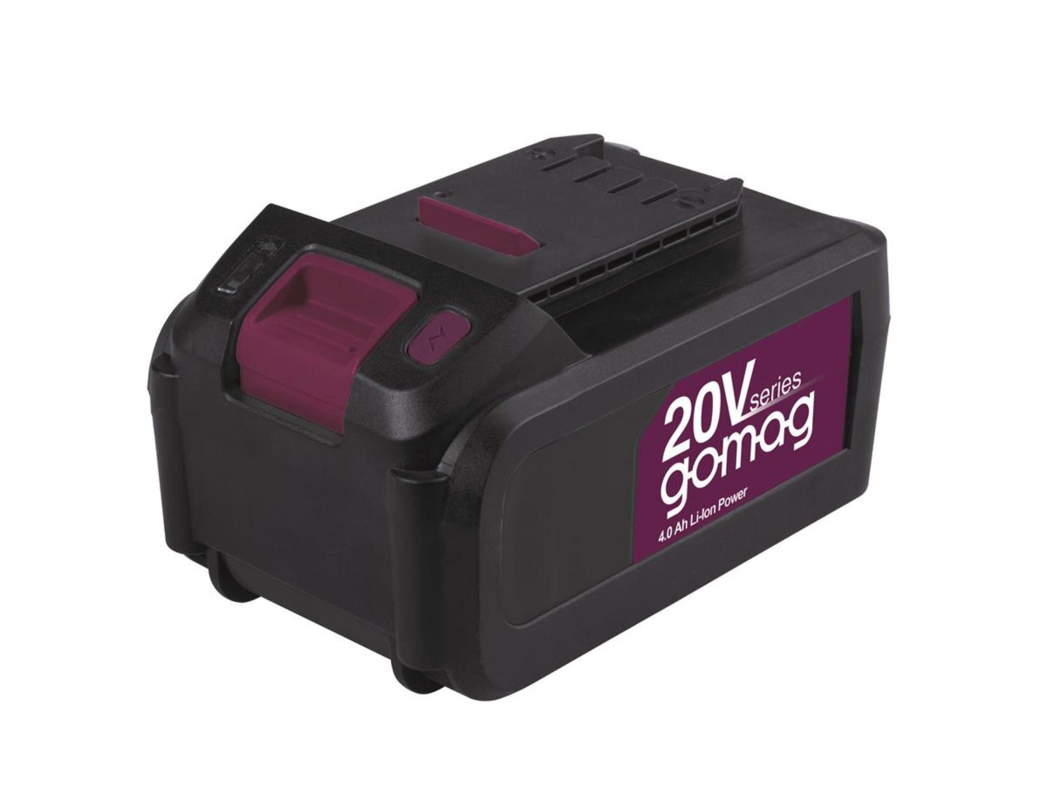 Gomag Akku-Kettensäge GO-KS355BLTwin 2x 4,0 Ah Akku + 2x Ladegeräte, Set, 5-tlg., Schnittlänge 33,5cm