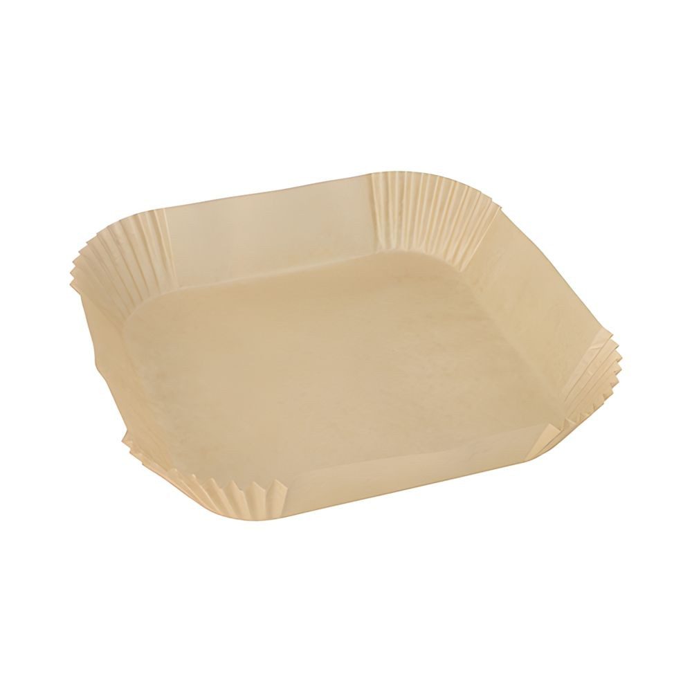 PAPSTAR Backpapier 1000 x Backpapiere 20 cm x 20 cm x 4,5 cm braun Heißluftfritteusen