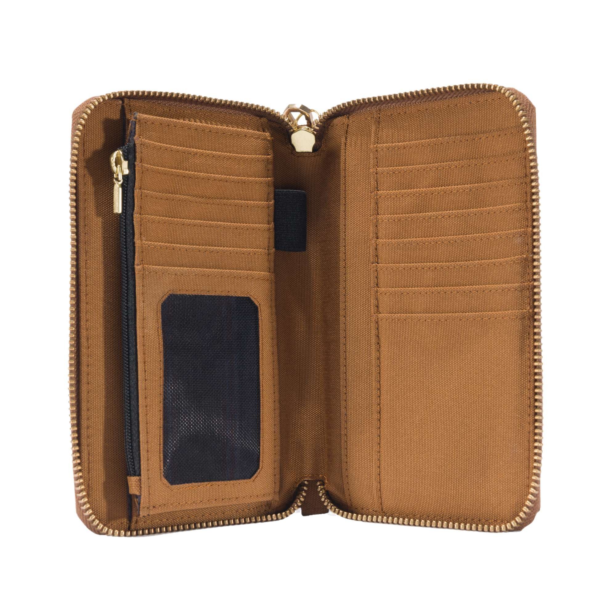Carhartt Brieftasche NYLON DUCK LAY-FLAT CLUTCH WALLET (1-tlg), Münztasche mit Reißverschluss