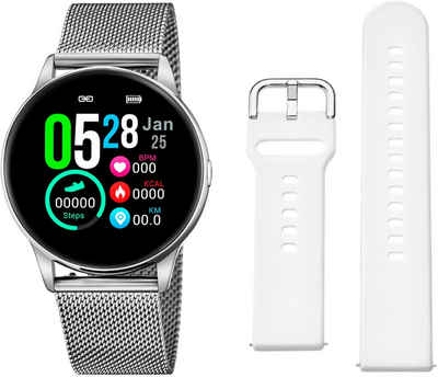 Lotus Smartime, 50000/A Smartwatch, 3-tlg., mit Wechselband aus weichem Silikon und Ladekabel