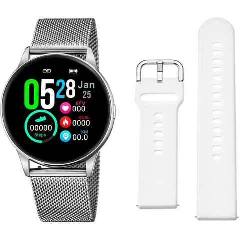 Lotus Smartime, 50000/A Smartwatch, 3-tlg., mit Wechselband aus weichem Silikon und Ladekabel