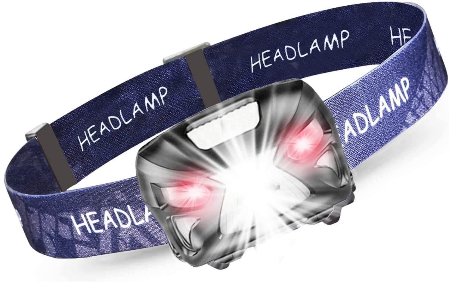 LED Stirnlampe Kopflampe Mit  Sensor Funktion USB Wasserdicht  4 Helligkeiten, 
