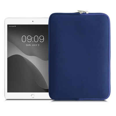 kwmobile Tablet-Hülle Tablet Hülle für 9,7"-11" Tablet, Universal Neopren Tasche Cover Case - Schutzhülle Sleeve in Dunkelblau