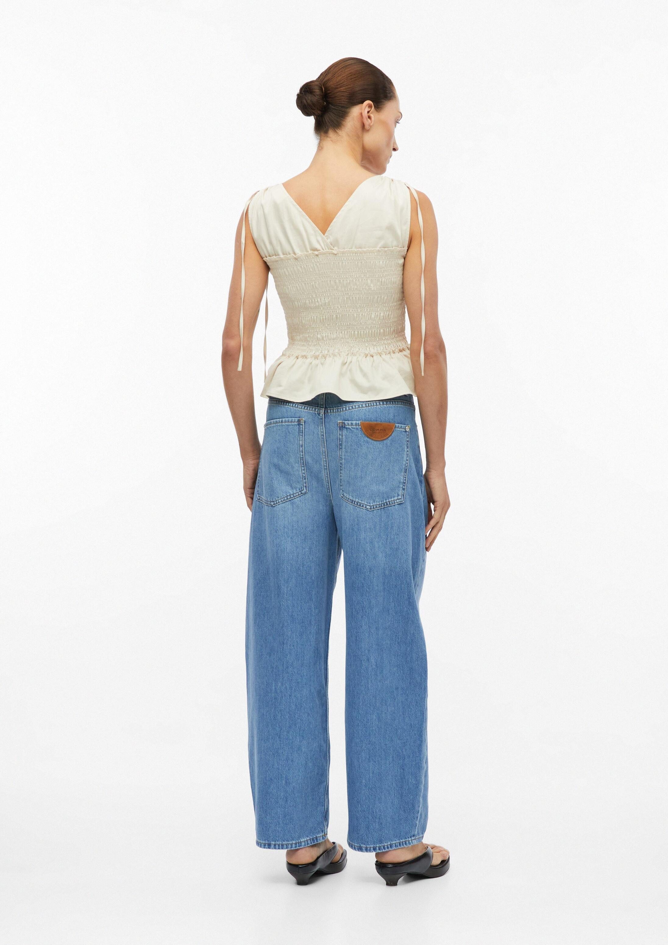 comma Weite Jeans Jeans-Hose LIZ - Barrel Leg Jeans
