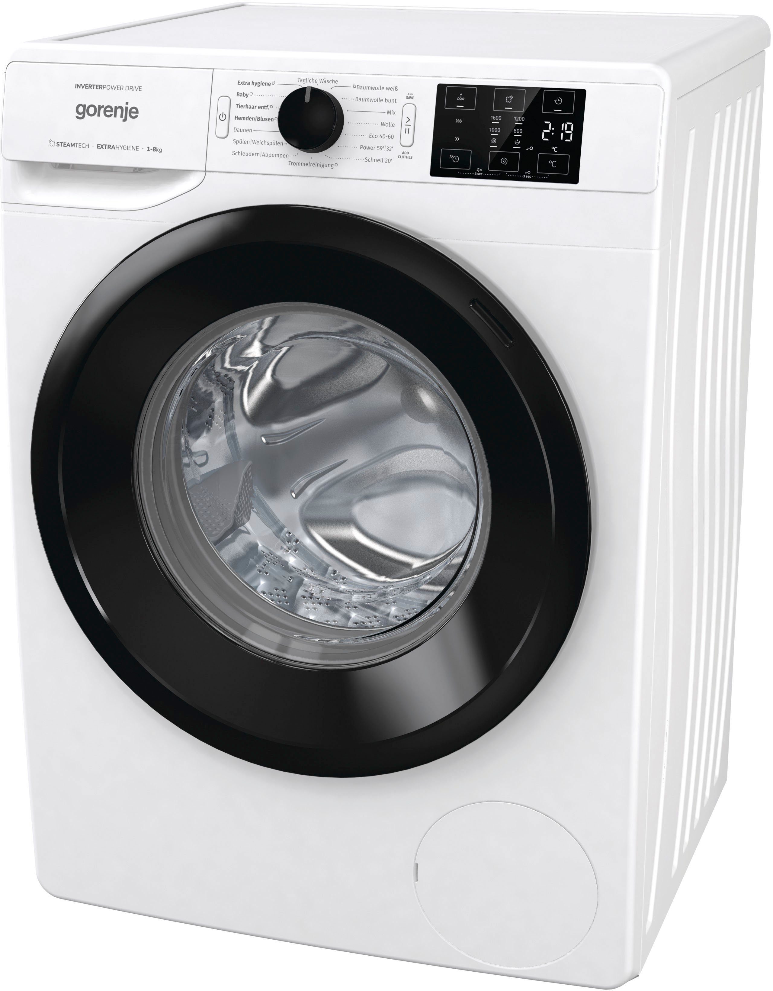 U/min kg, Waschmaschine 1600 GORENJE WNEI86APS, 8