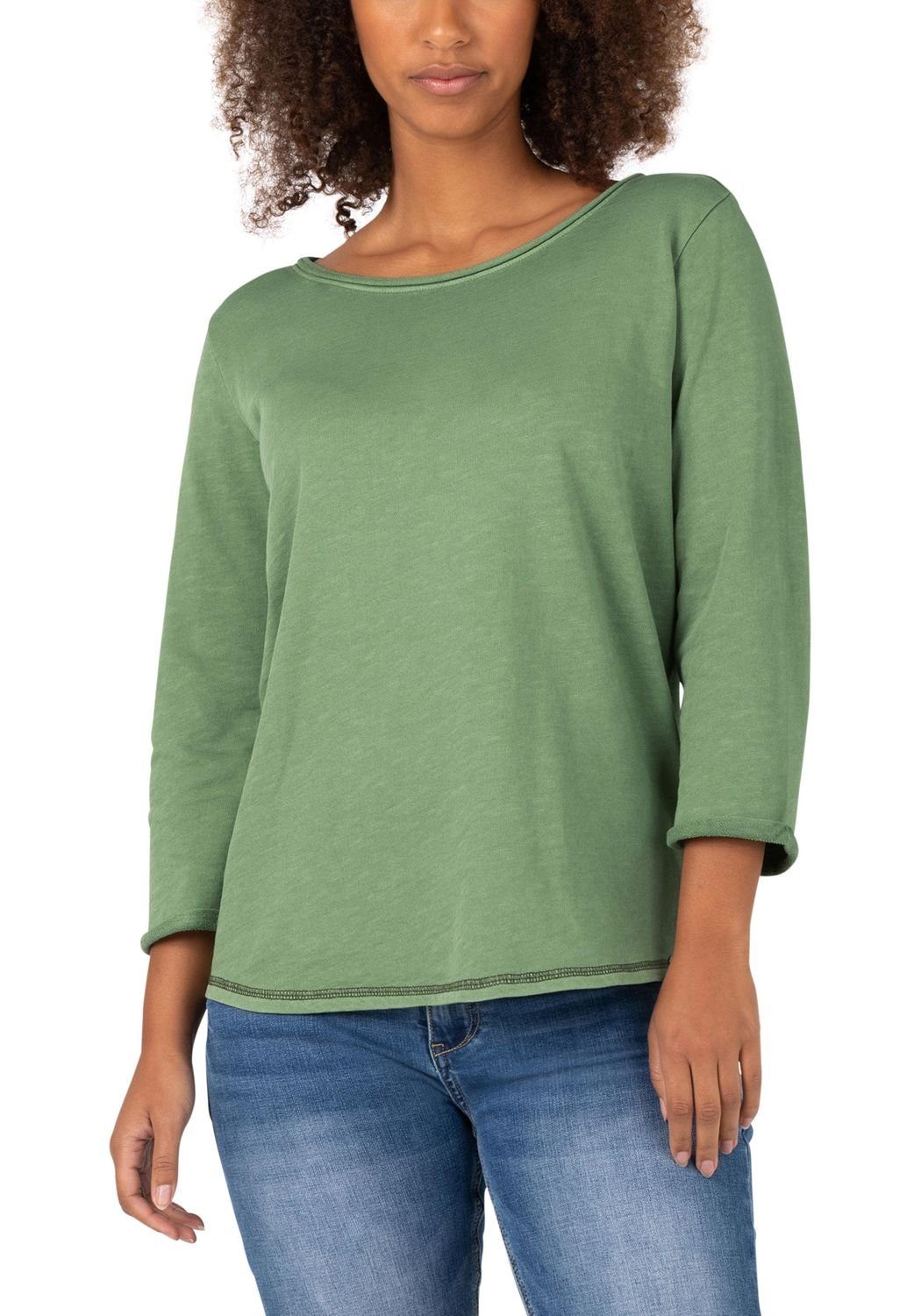 TIMEZONE Strickpullover 3/4 SLEEVE aus Baumwolle