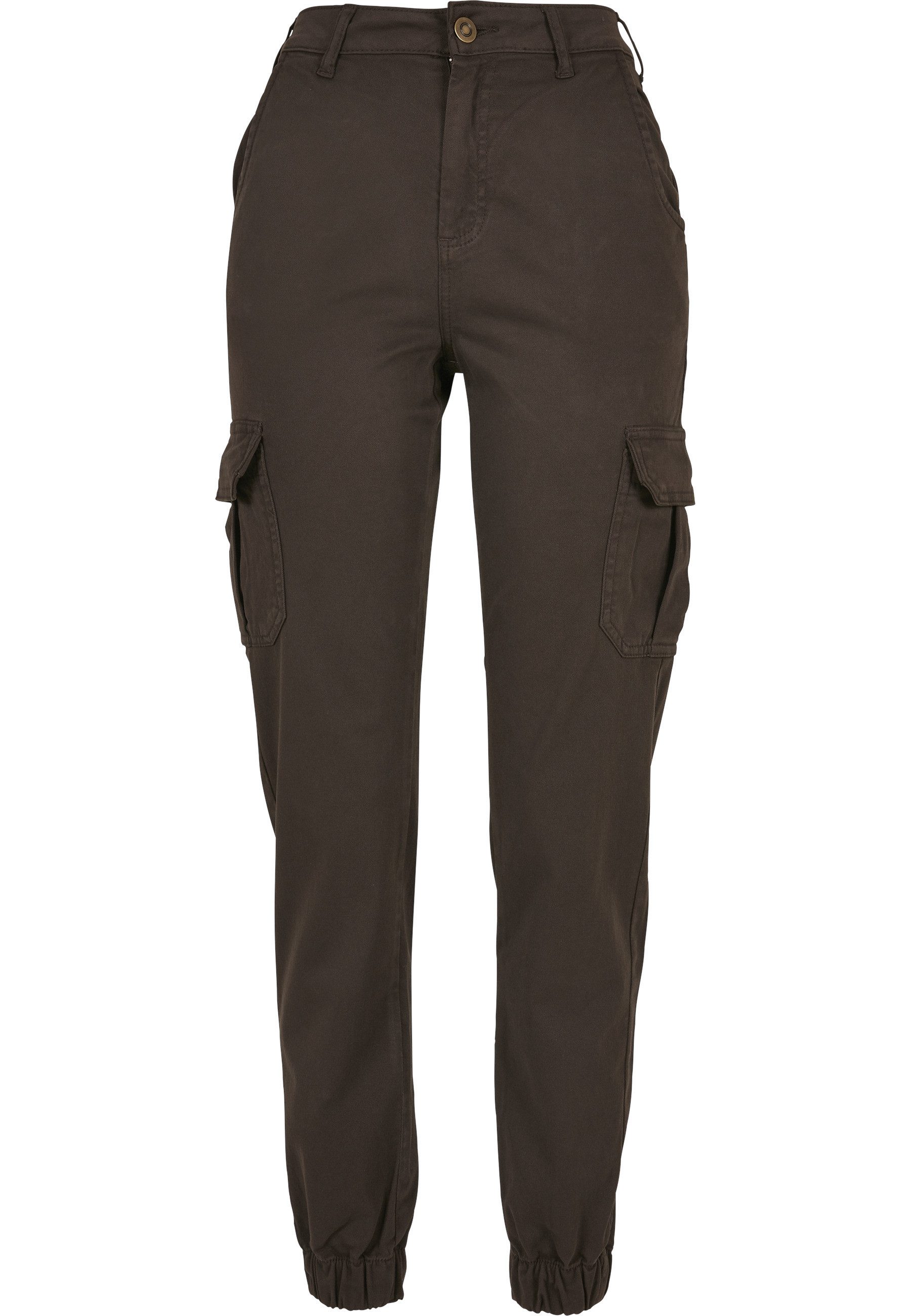 URBAN CLASSICS Cargohose Urban Classics Damen Ladies High Waist Cargo Pants günstig online kaufen