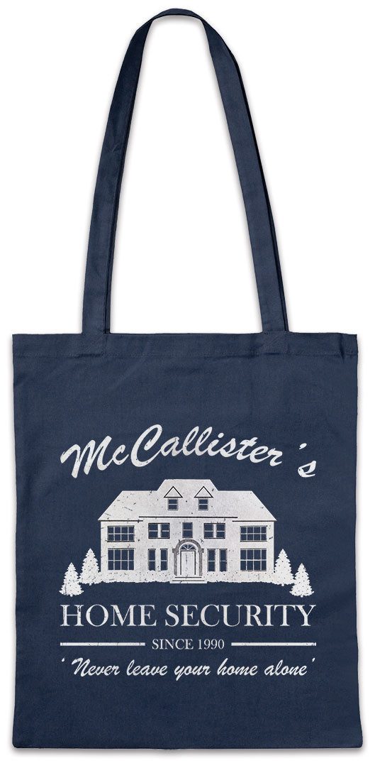 Beuteltasche McCallister Home Security Stofftasche Zuhaus Kevin Alone Allein X-Mas