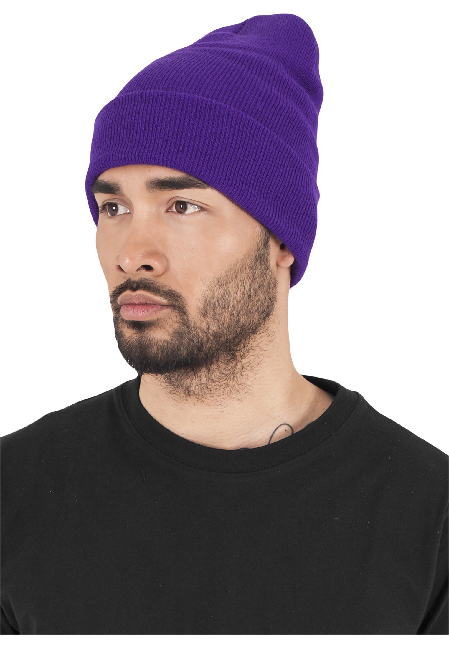 Flexfit Beanie (1-St) Accessoires purple Heavyweight Beanie Long