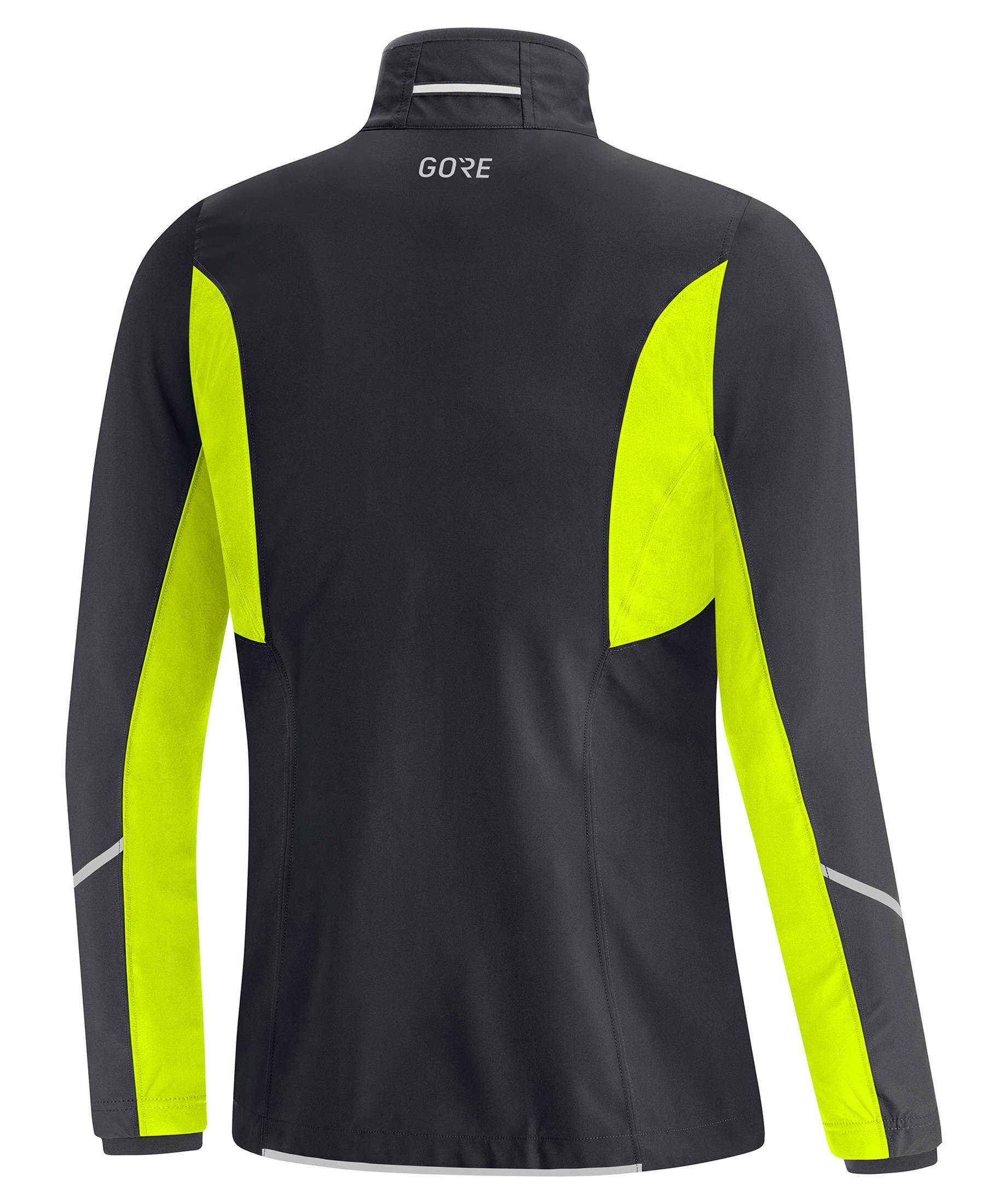 Damen Gore-Tex black/neon Laufjacke GORE® 9908 Laufsport Wear "R3 Infinium yellow Jacke