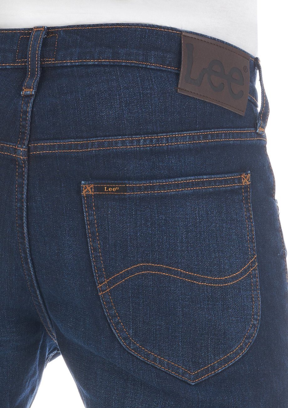 Lee® Straight-Jeans Herren Jeanshose Regular (LSS3SGJW3) Stretch Hose Fly Fit Dark Denim Daren mit Zip