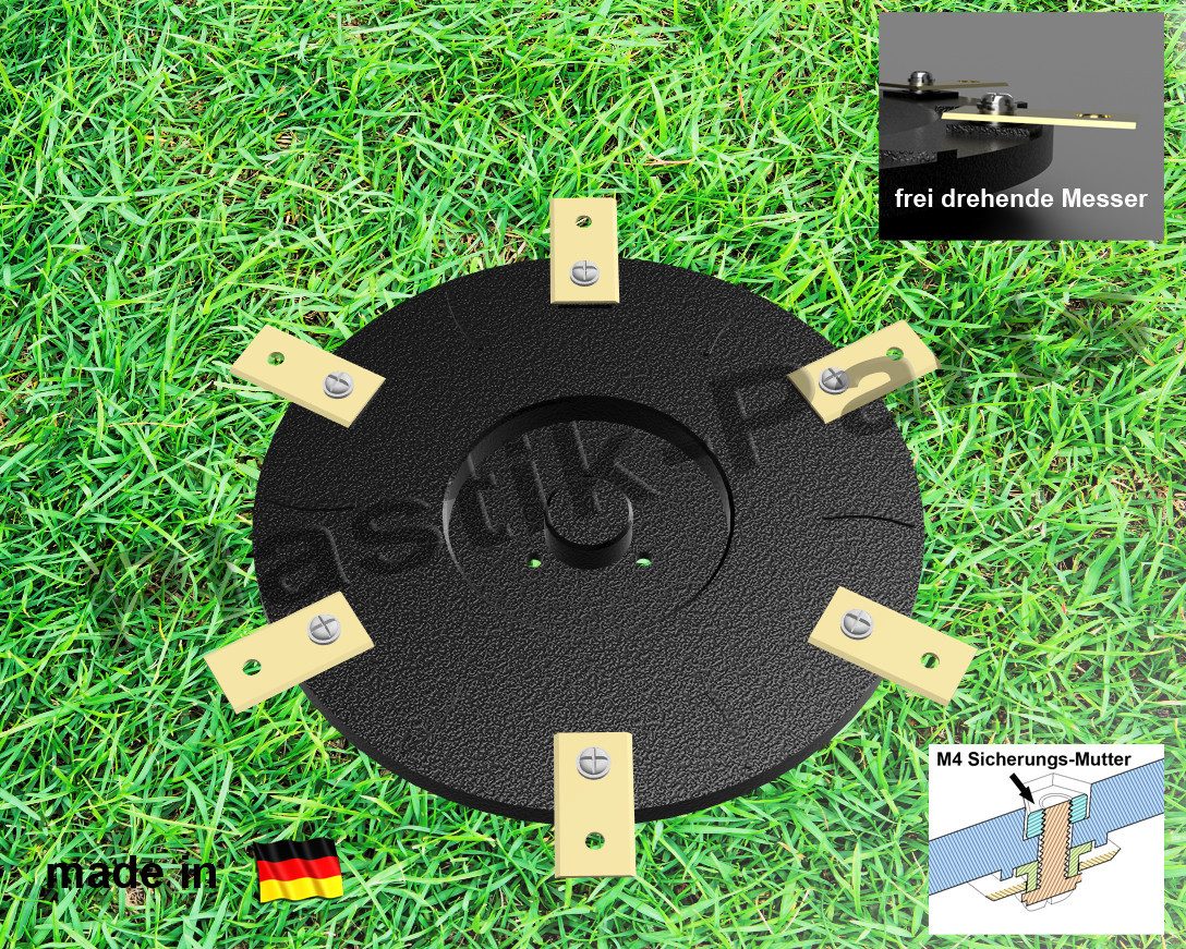 Plastik Parts Mährobotermesser Messerscheibe 6 Klingen Messerteller für Navimow i105E i108E i110N