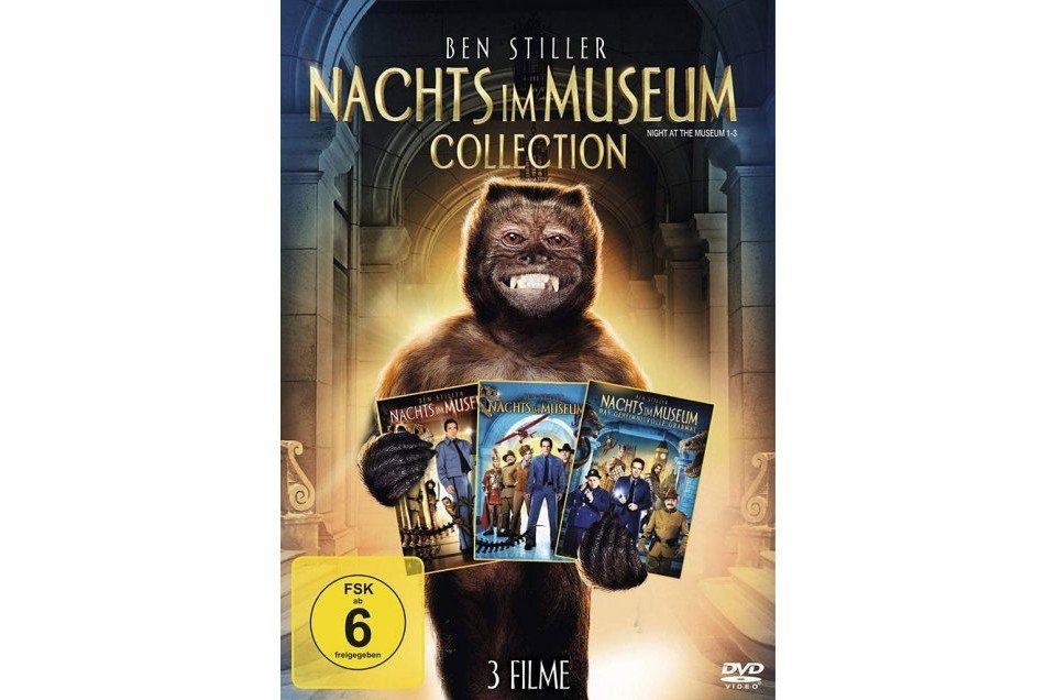 Leonine DVD Nachts im Museum Teil 1 - 3