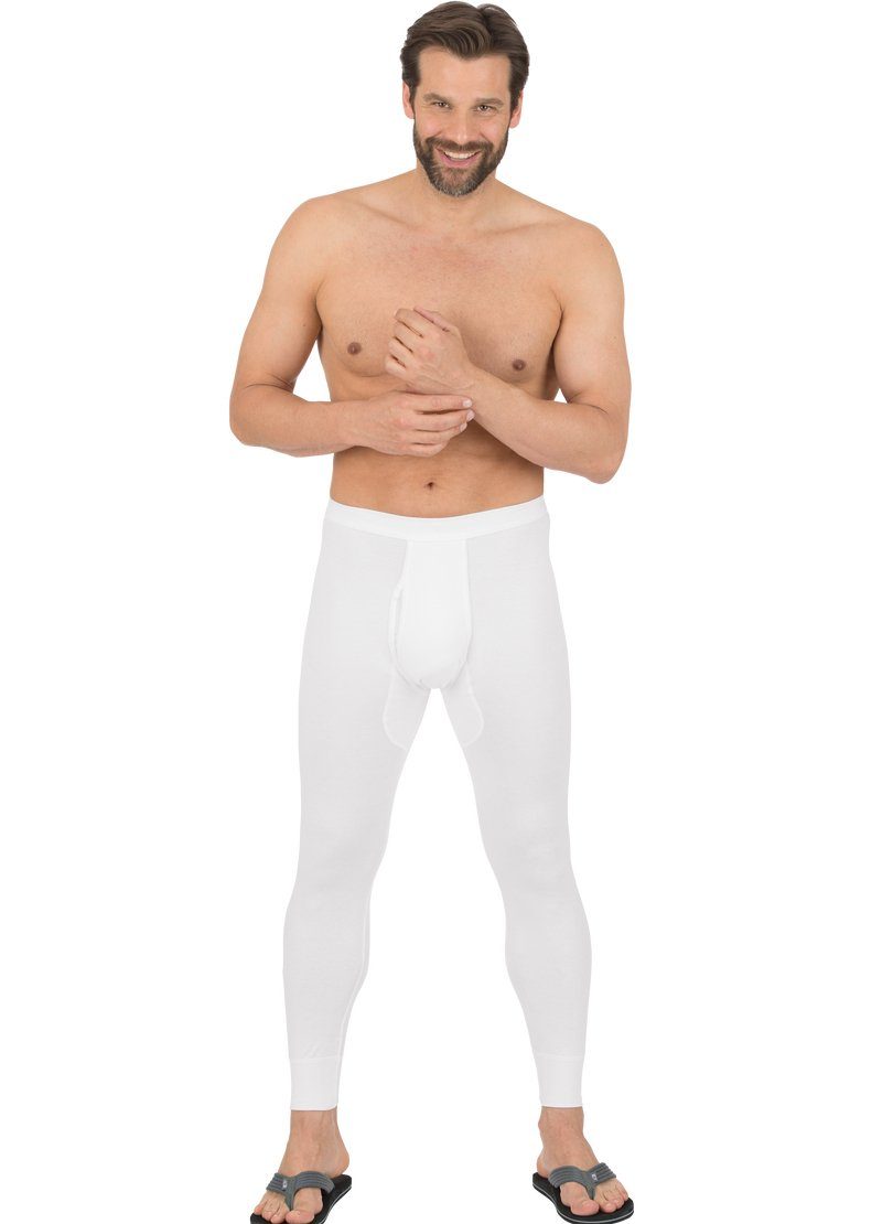 TRIGEMA Unterhose Unterhose Trigema im weiss Lange Doppelpack Lange