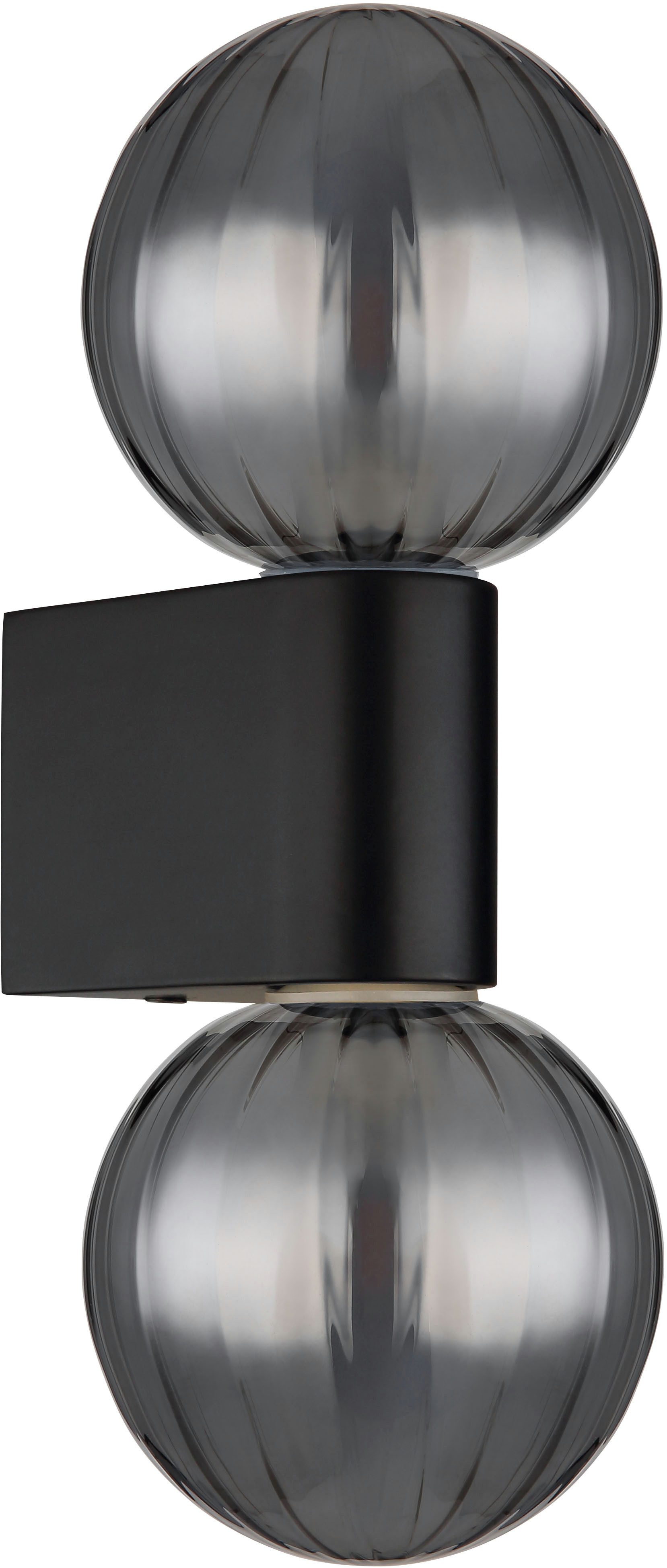 GLOBO LIGHTING Wandleuchte ANDER, ohne Leuchtmittel, Wandlampe/Spot/Wohnzimmer/Flur/3000K/IP44/Kugel