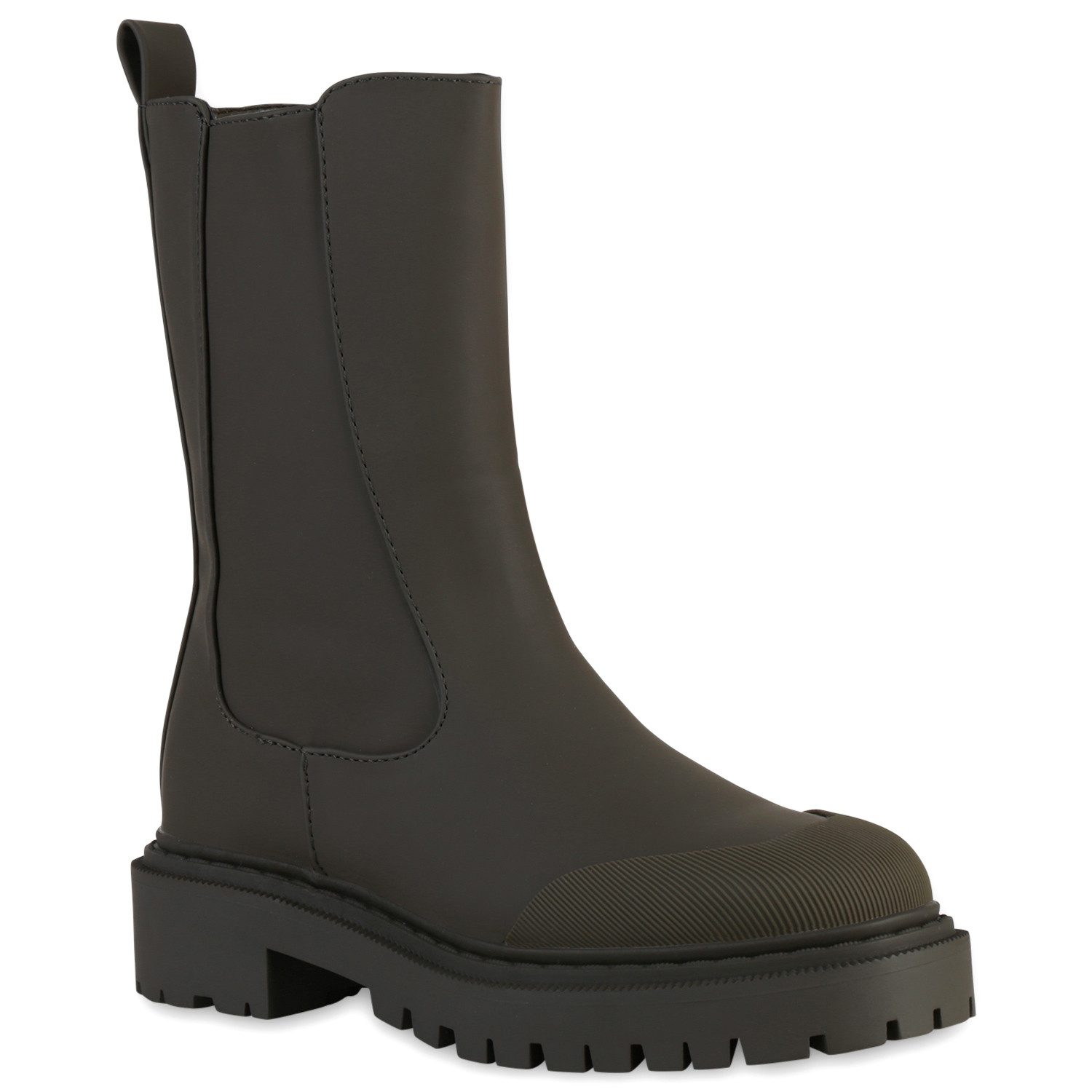 VAN HILL 837918 Plateaustiefel Damen Plateaustiefel Stiefel Blockabsatz Pro günstig online kaufen