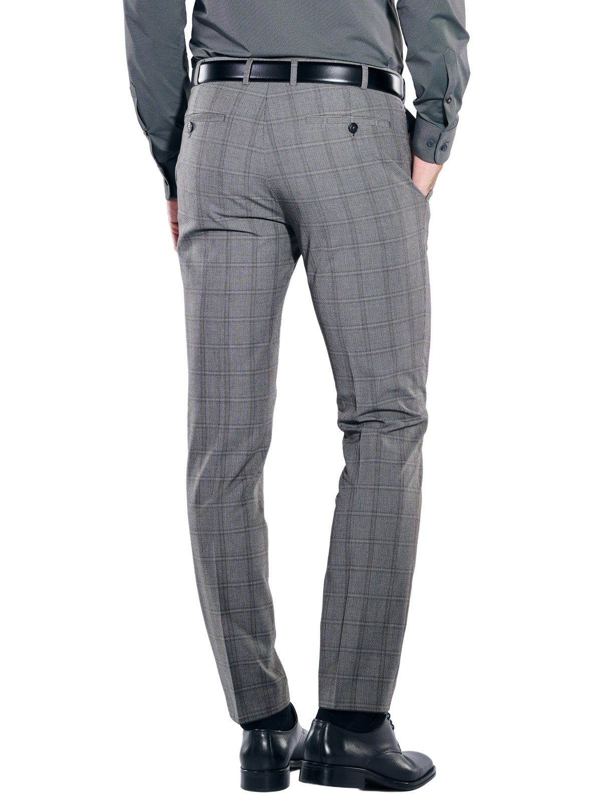 emilio adani Anzughose Herren Anzughose slim fit, Dunkelgrau günstig online kaufen