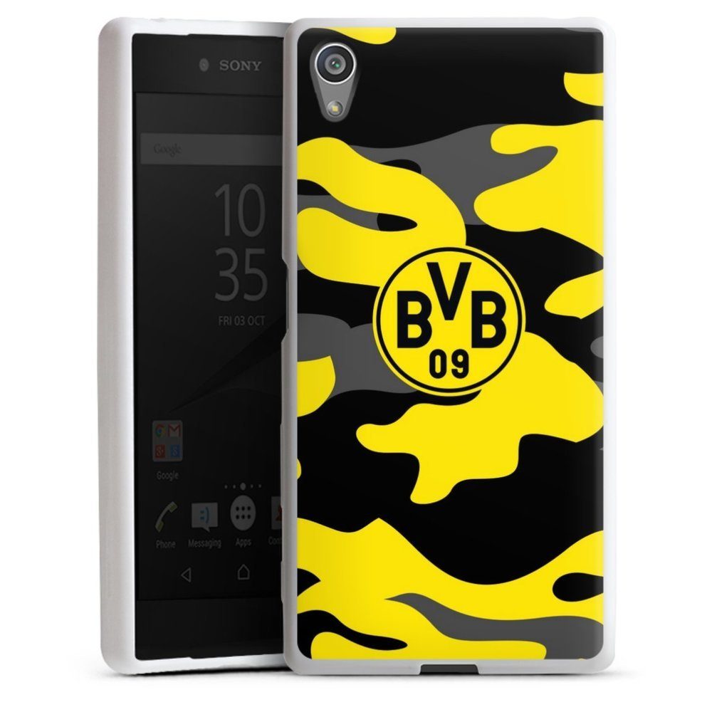 DeinDesign Handyhülle BVB Borussia Dortmund Fanartikel BVB Camo, Sony Xperia Z5 Silikon Hülle Bumper Case Handy Schutzhülle