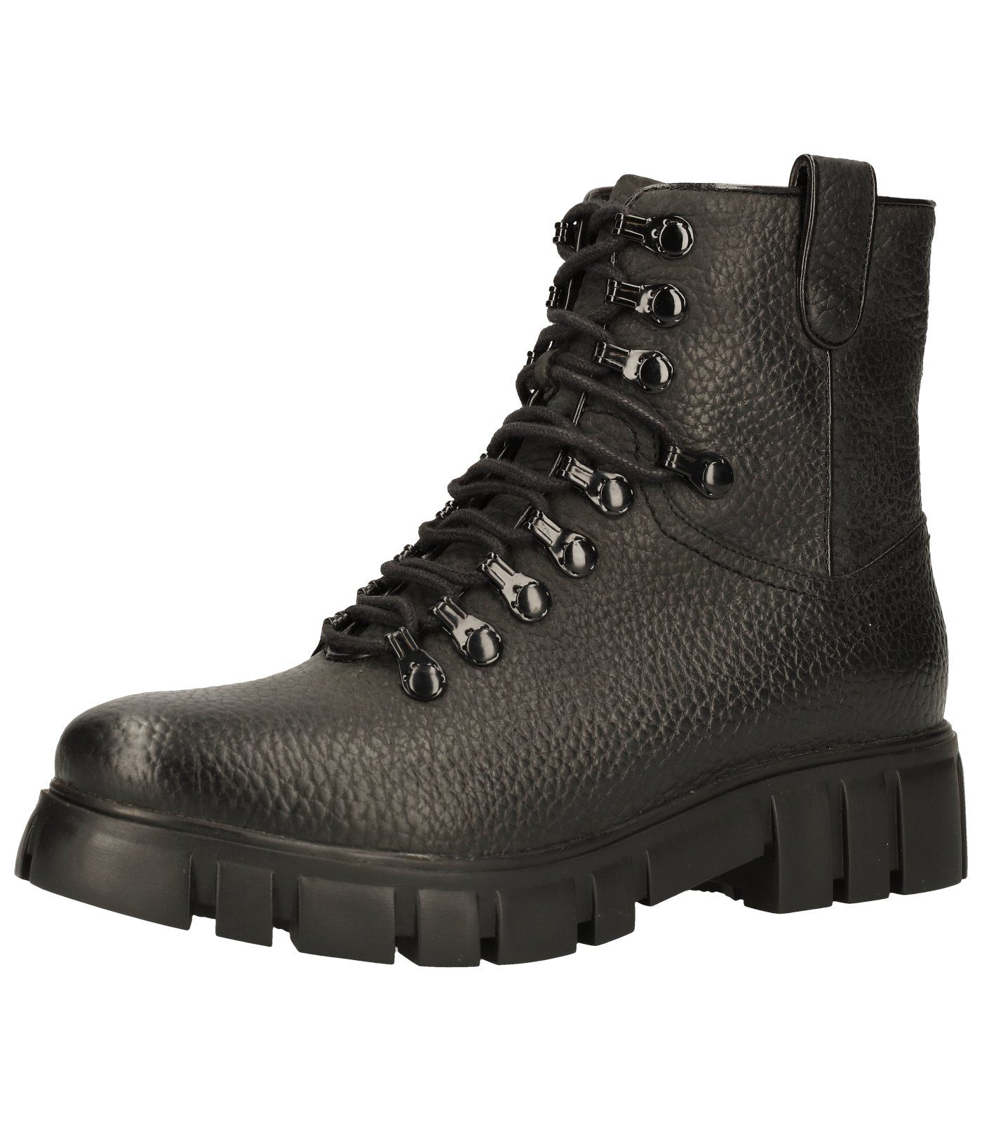 Steven New York Stiefelette Nubukleder Schnürstiefelette