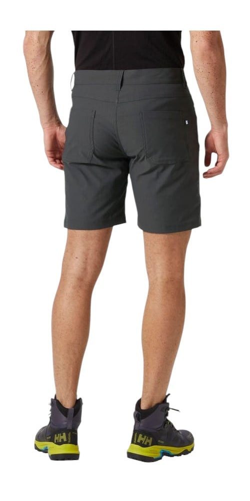 Helly Hansen Trekkinghose Wanderhose Holmen 5 Pocket Short (UV-Schutz) kurz dunkelgrau Herren