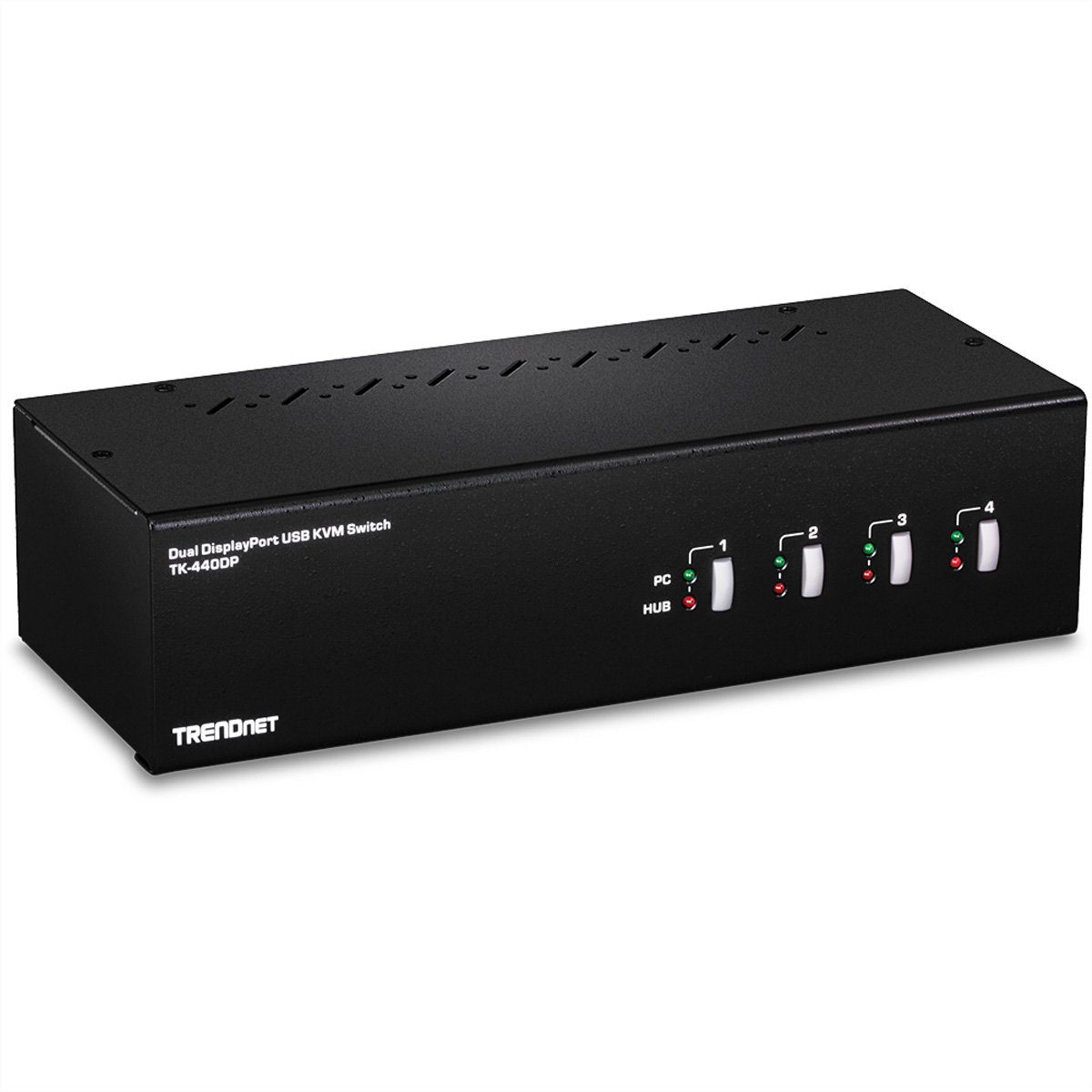 TK-440DP 4-Port Dual Monitor Display Port KVM Switch Computer-Adapter