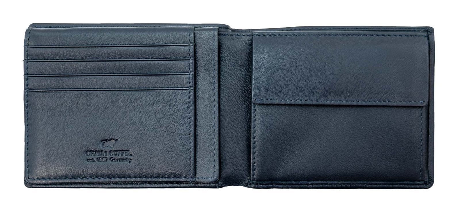 Braun Büffel Geldbörse RFID Wallet 8CS, mit RFID-Blocker Schutz
