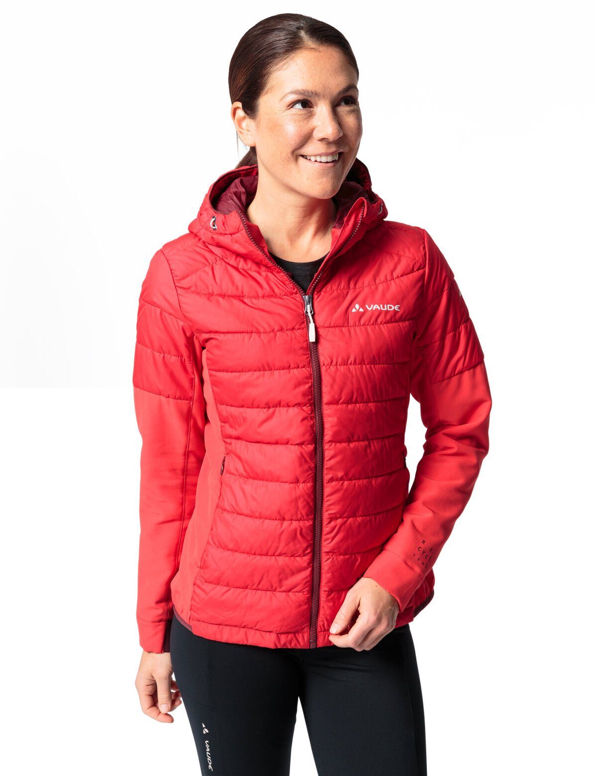 VAUDE Outdoorjacke kompensiert Klimaneutral (1-St) Women's Hybrid Jacket flame Elope