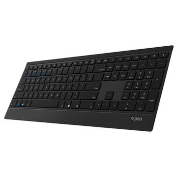 Rapoo 9500M kabelloses Tastatur-Maus-Set, Bluetooth, 2.4 GHz, 1600 DPI Tastatur- und Maus-Set