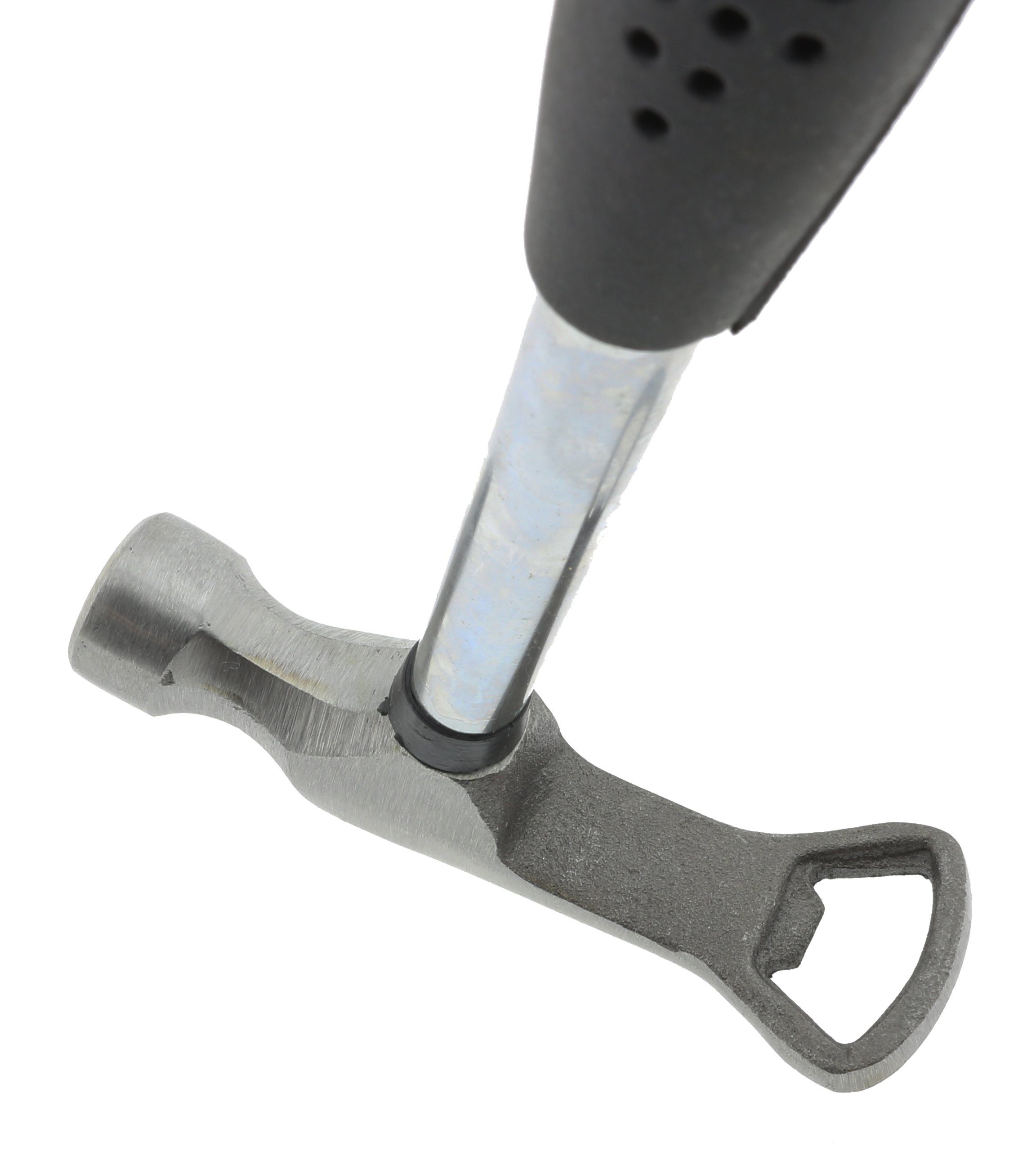 Stechbeitel Stahl-Hammer mit Flaschenöffner Feierabendhammer