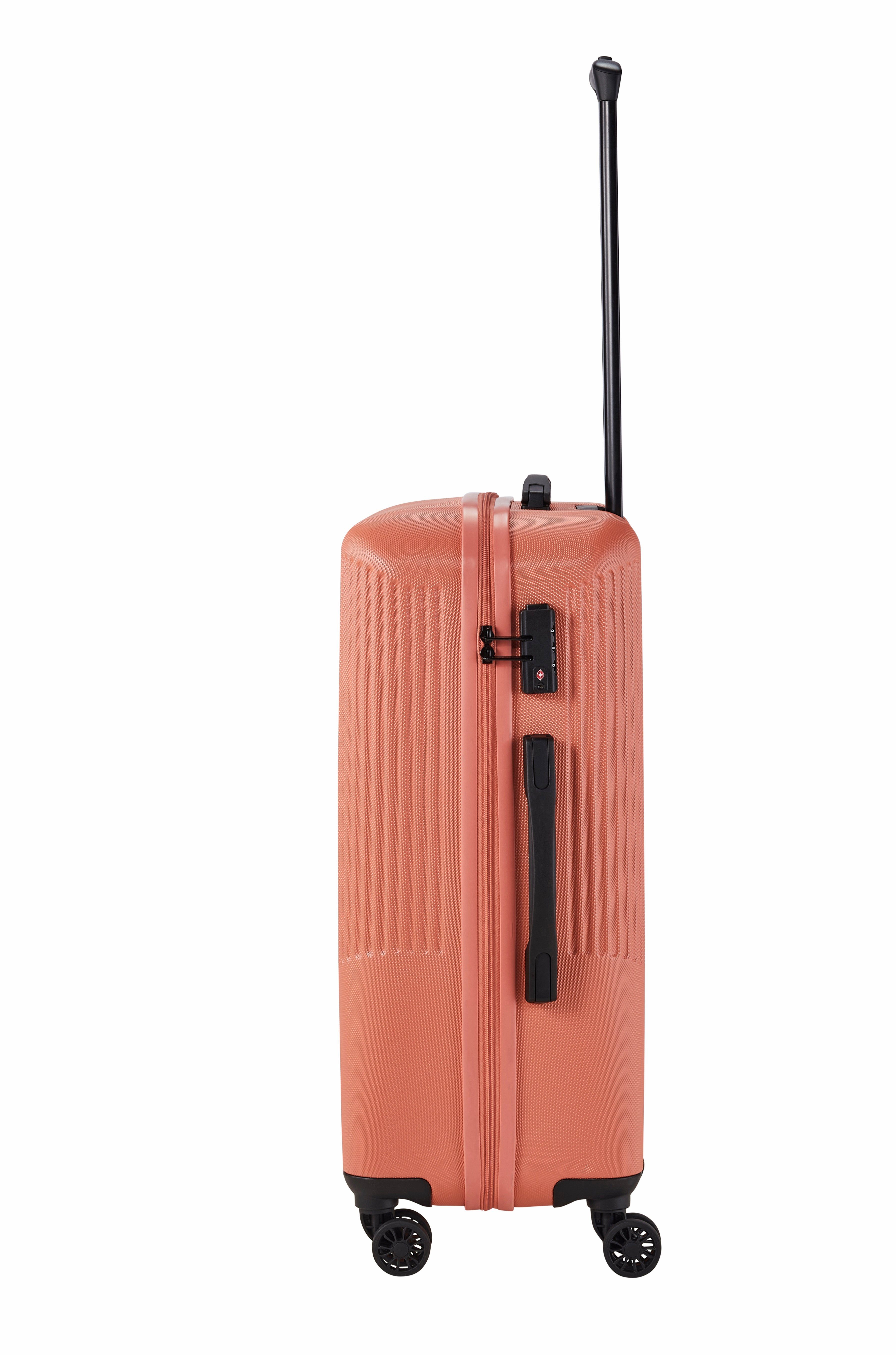 travelite Hartschalen-Trolley Bali, ABS, Doppelrollen, Grün, Blau, Grau günstig online kaufen