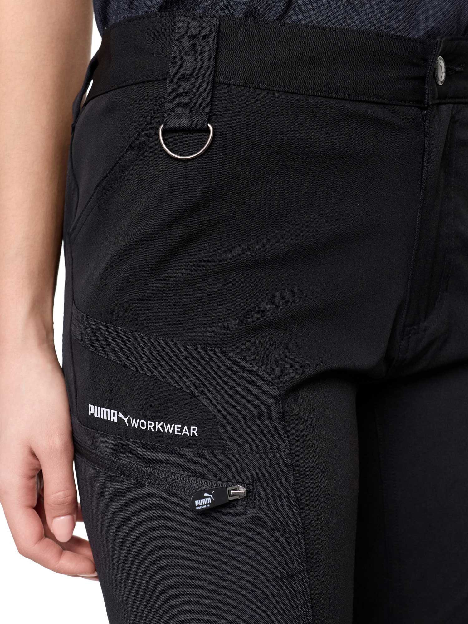 PUMA Workwear Outdoorhose Wanderhose Damen - Outdoor Hosen für Damen, Verstellbare Knopfleiste Verstärktes Nylon für Langlebigkeit - 4-Wege-Stretch - Atmungsaktiv