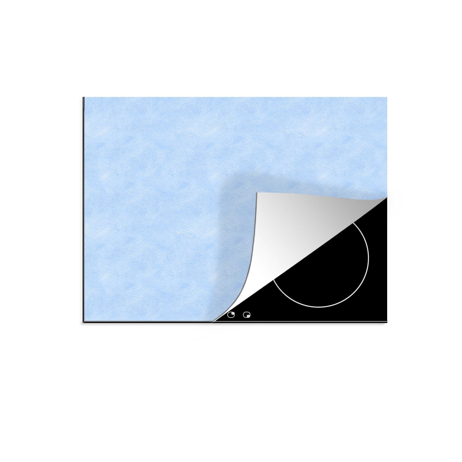 MuchoWow Herdblende-/Abdeckplatte Leder - Textur - Tiere, Vinyl, (1 tlg), 58x51 cm, Küchen Dekoration für Induktionsherd, Induktionskochfeld