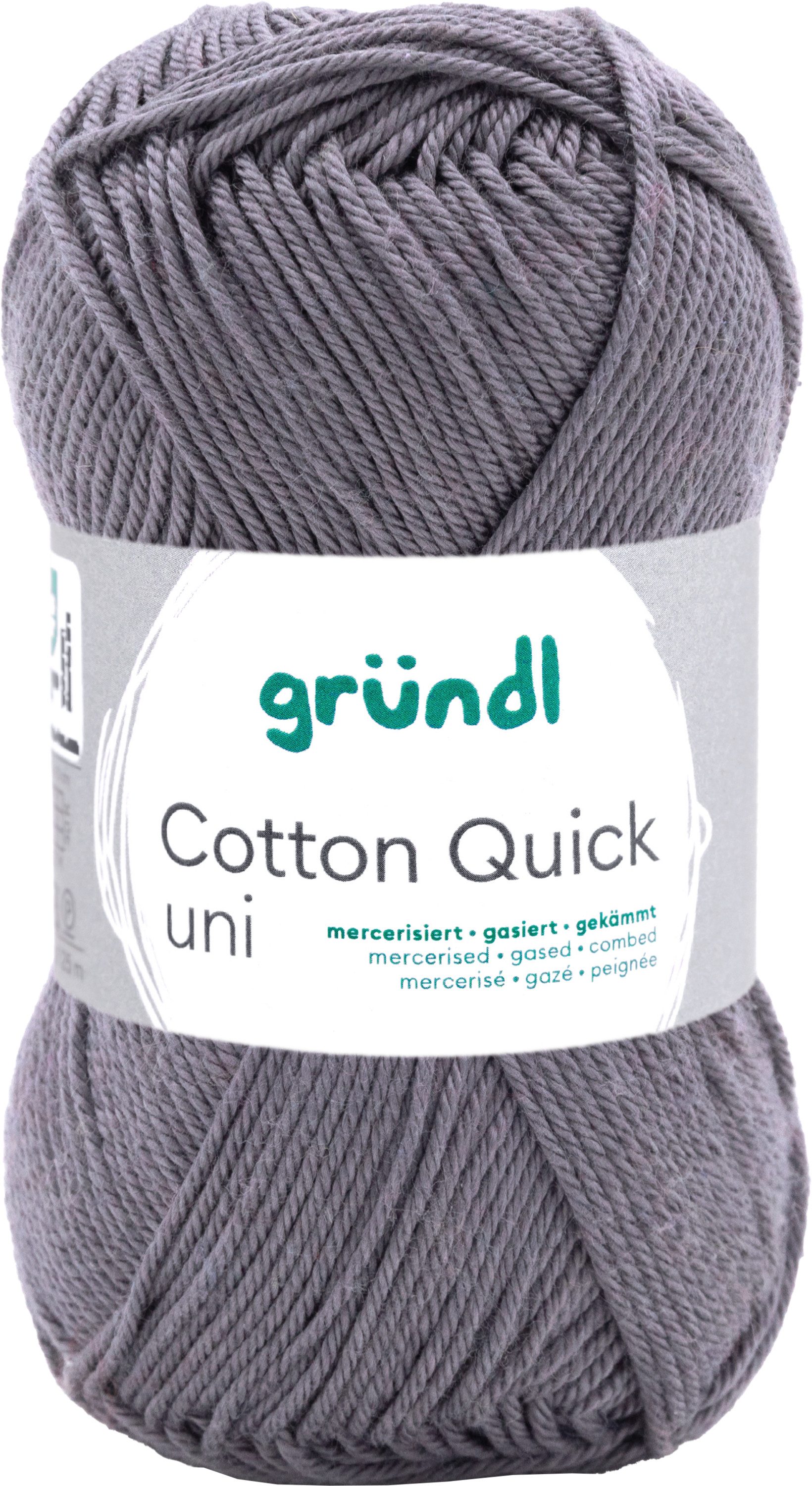Gründl Cotton Quick Uni Häkelwolle, 50g