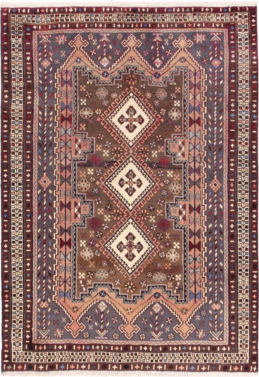 Orientteppich Shahrbabak 155x218 Handgeknüpfter Orientteppich / Perserteppich, Nain Trading, rechteckig, Höhe: 12 mm