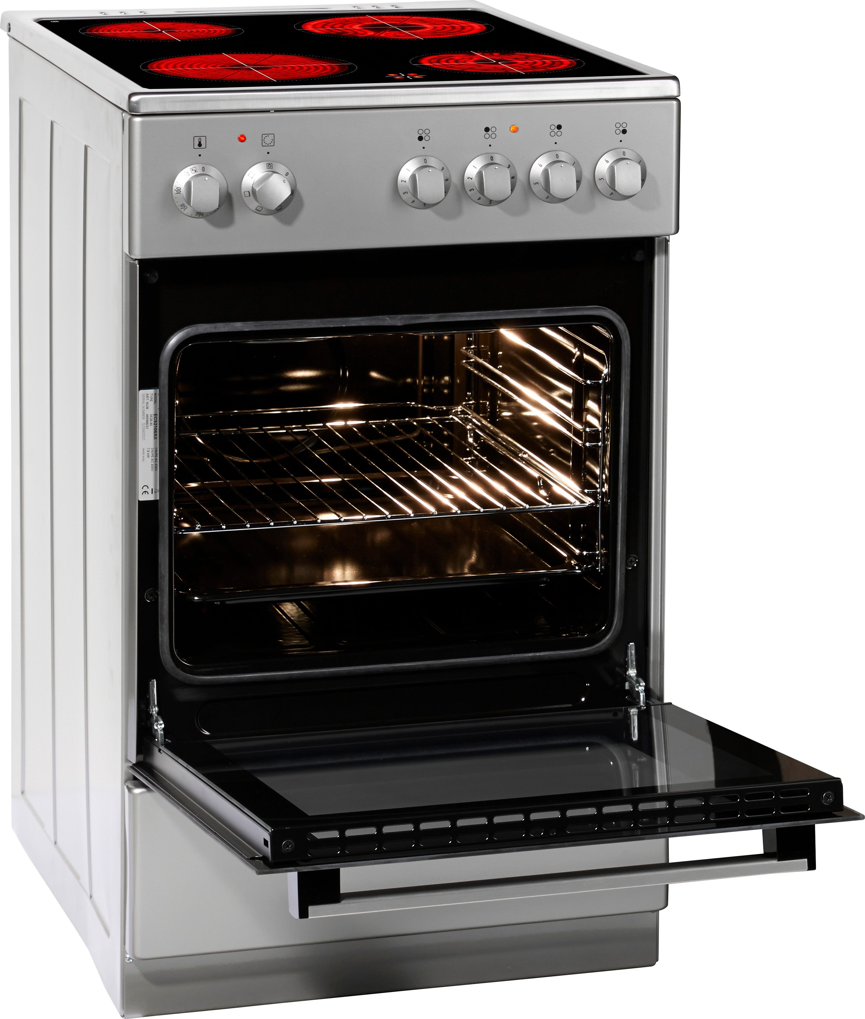 Gorenje Standherd EC52106AX - seitlich und offen