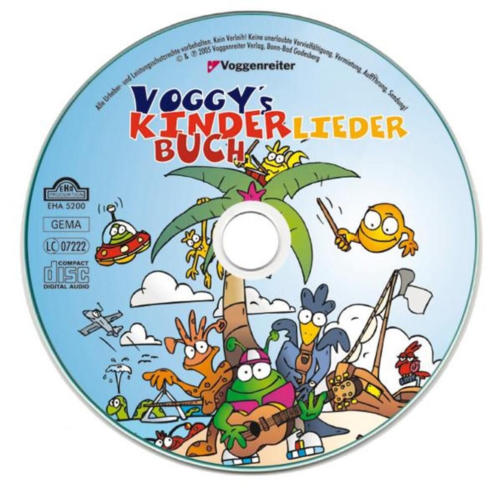 Voggenreiter Tagebuch Voggy´s Kinderliederbuch