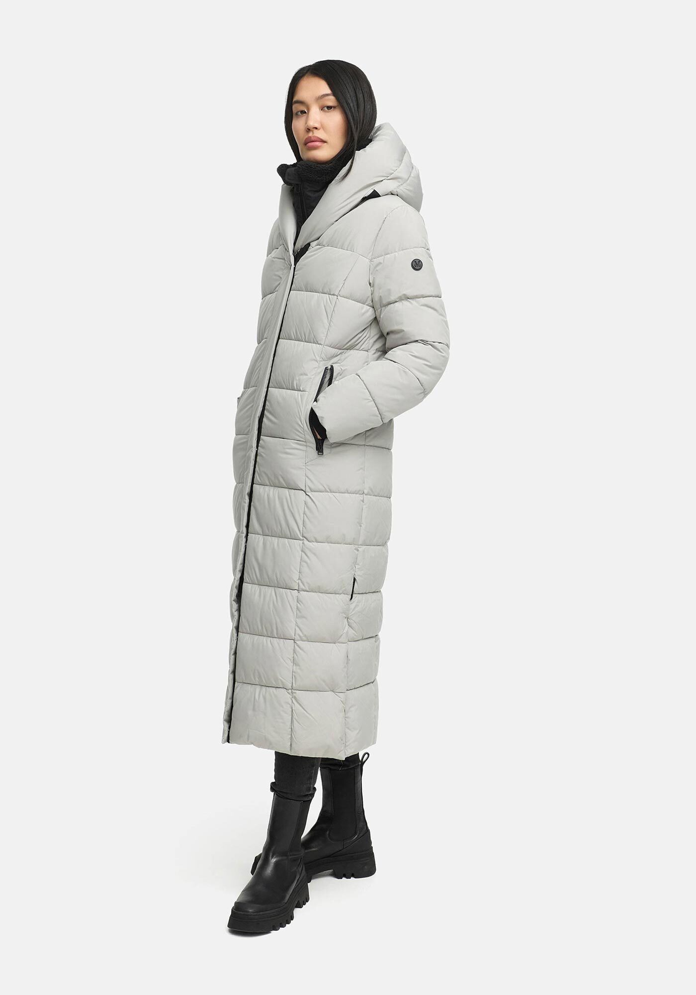 Marikoo Winterjacke Pakoraa extra langer Winter Mantel mit abnehmbaren Innenteil – Bild 5 von 5