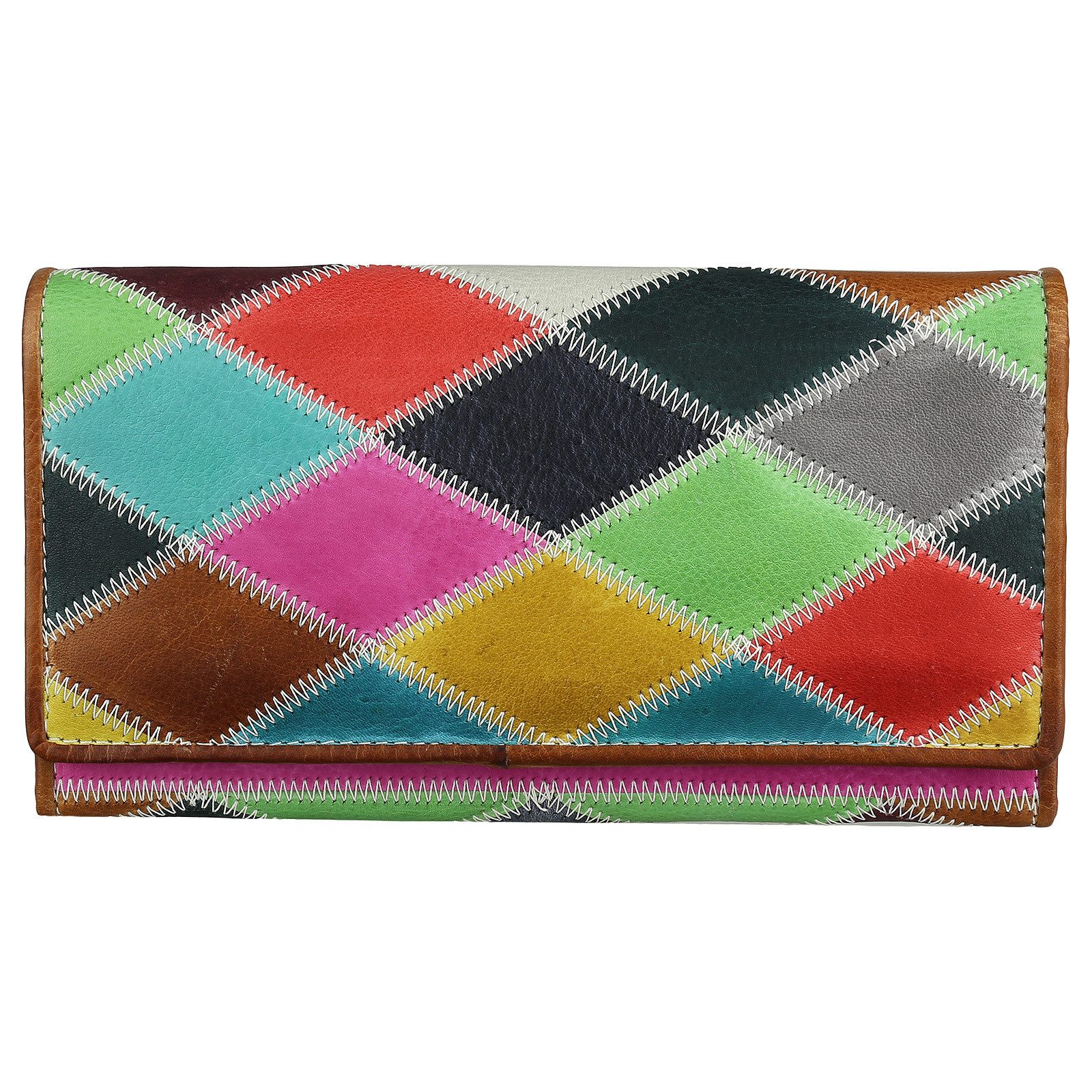 Greenburry Geldbörse Candy Shop bunte Damen Leder Geldbörse Portmonee 862-9 günstig online kaufen