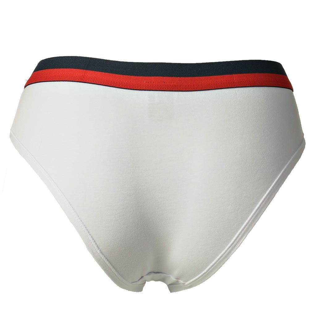 Slip - Waist Fila Panties, Damen Logo-Bund Regular Weiß Slip