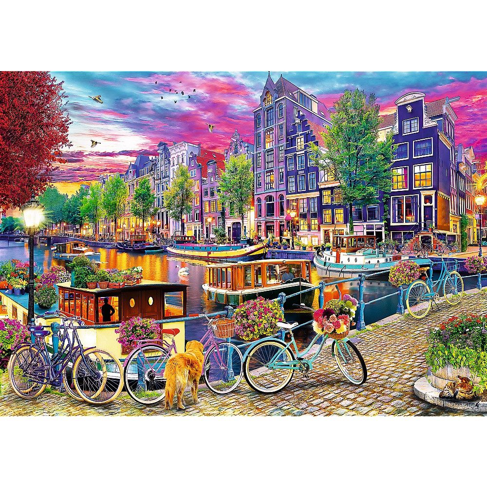 Trefl Puzzle Trefl, Europäische Hauptstädte, 2x500 Teile Puzzle, 500 Puzzleteile