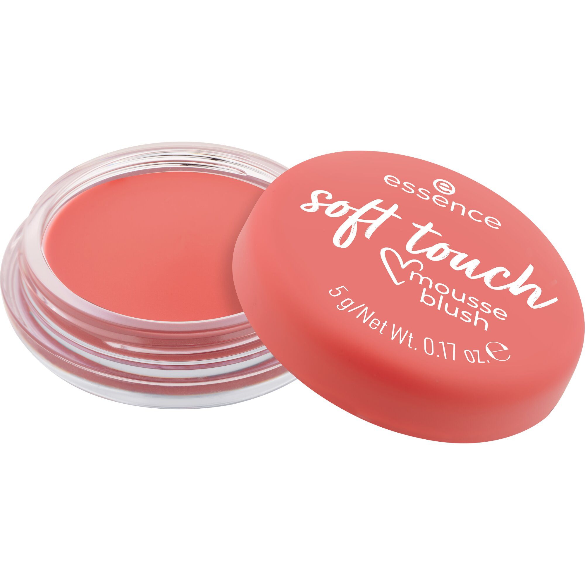 Essence Rouge soft touch mousse blush, 3-tlg., Ebenmäßiger und matter Look, zartes Puder-Finish, variable Deckkraft.