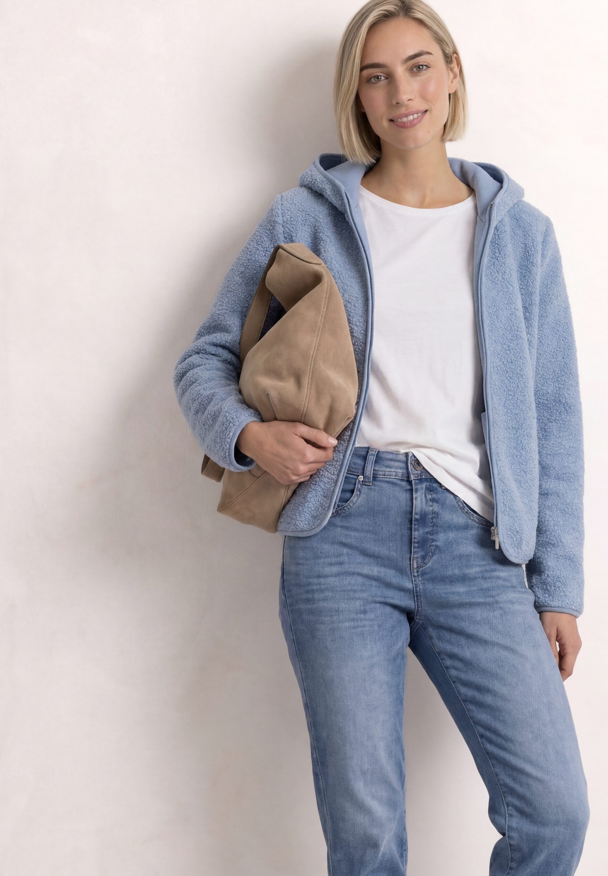 STREET ONE Cardigan mit Kapuze