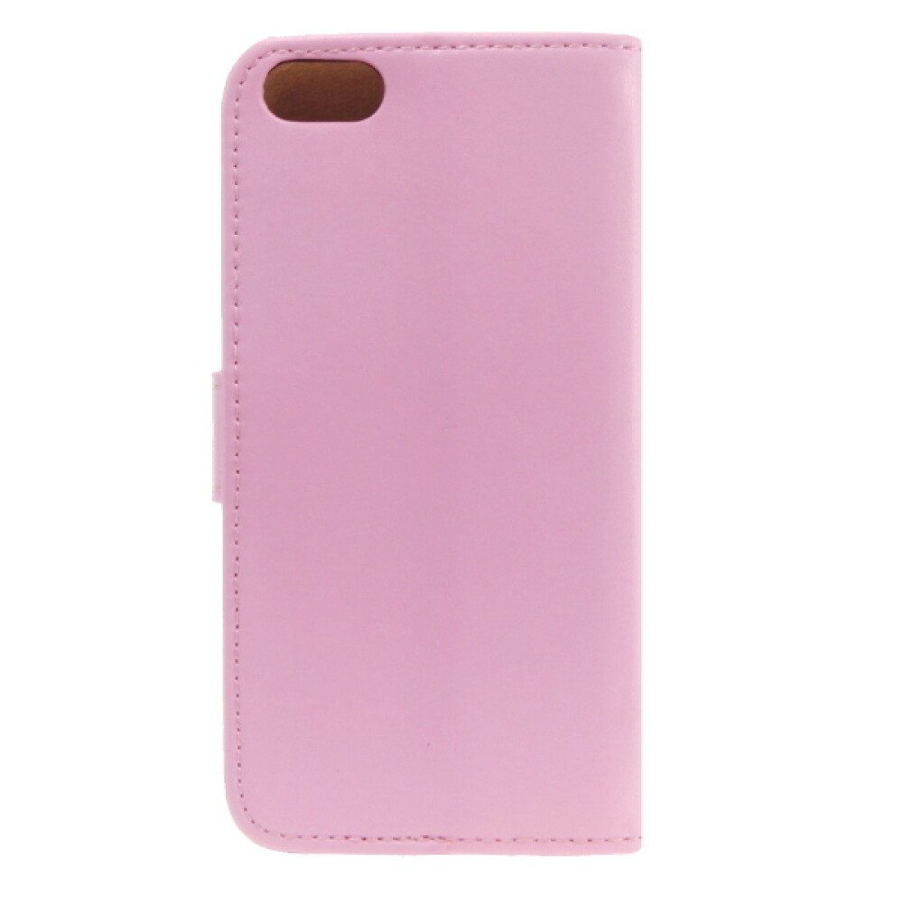 Handytasche Slim Leder Book Case Handyhülle für iPhone 5c Pink (Book Cover)