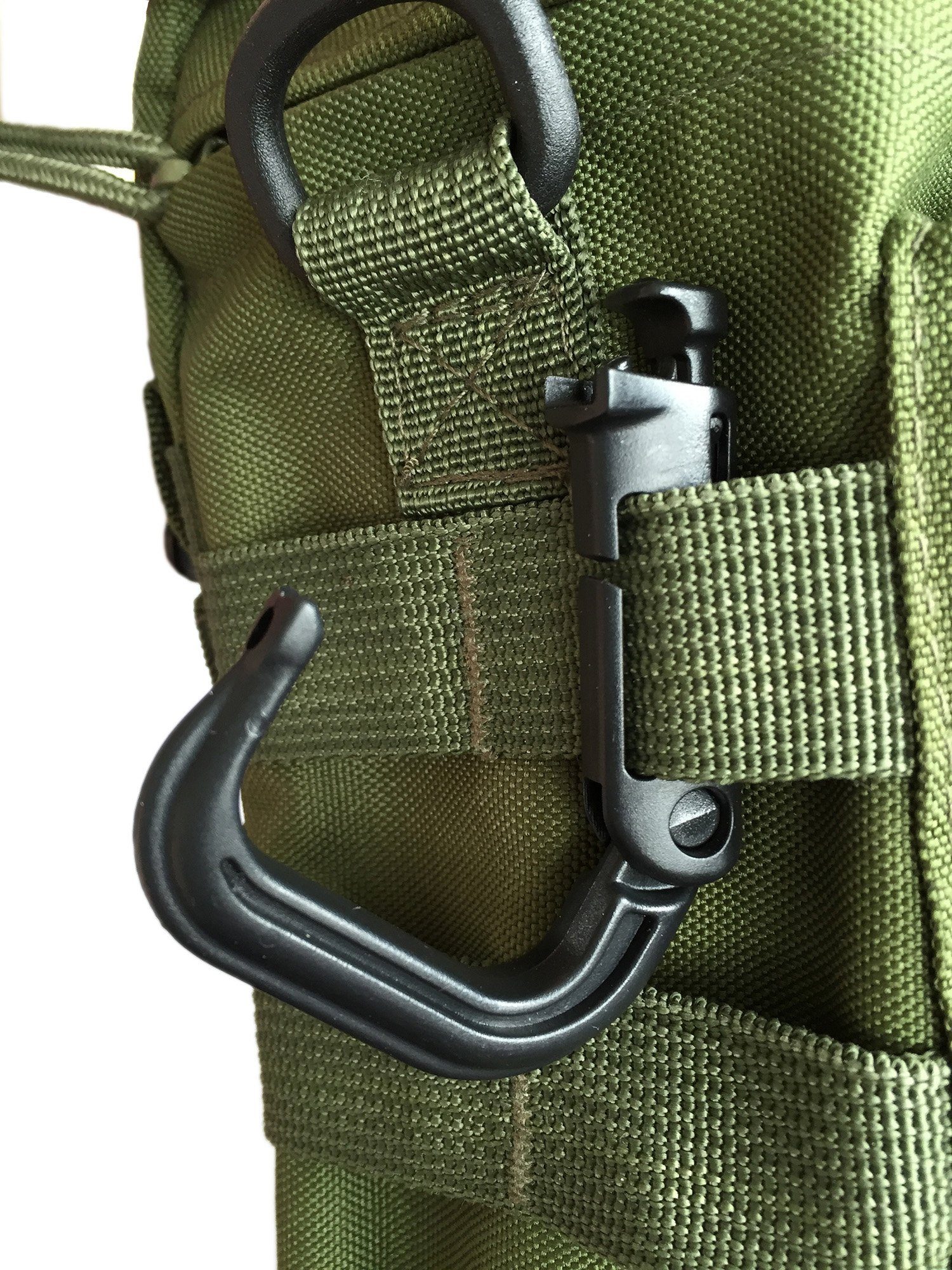 valonic Karabiner Grimloc Karabiner, Molle, Plastik Karabinerhaken valonic, (4 St)