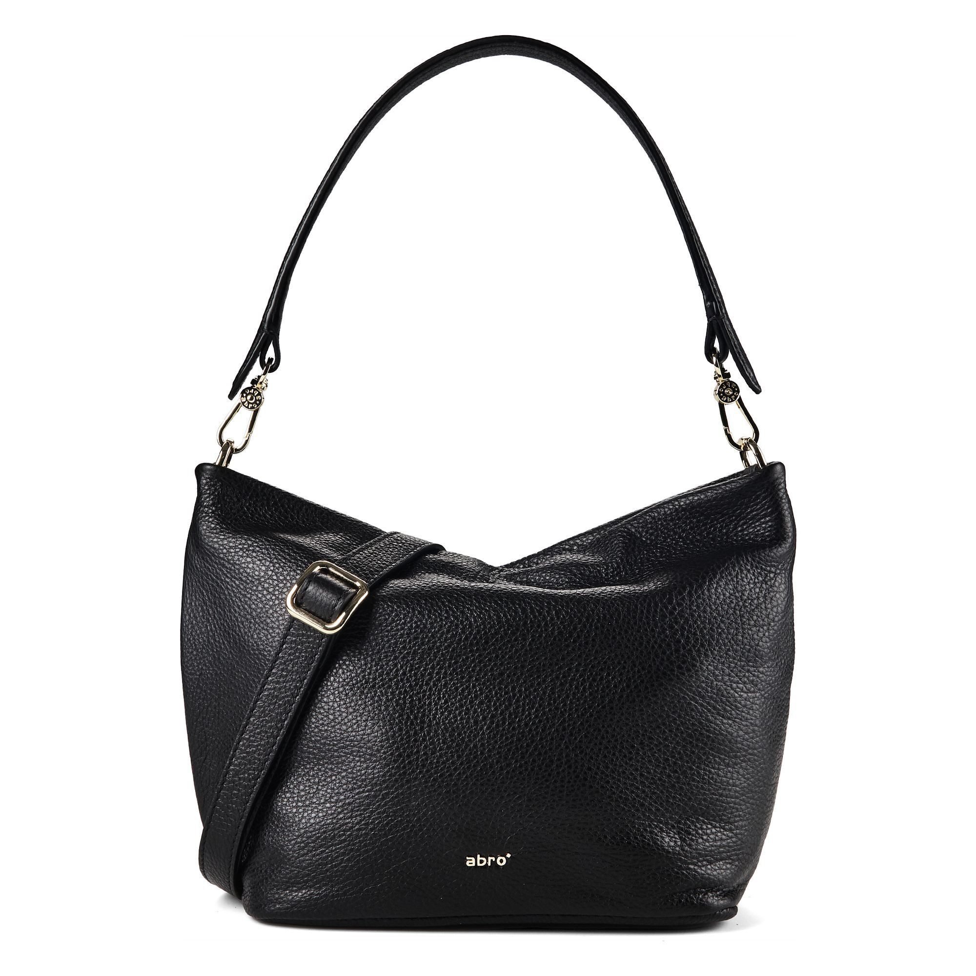 Abro Schultertasche Ebony, Leder