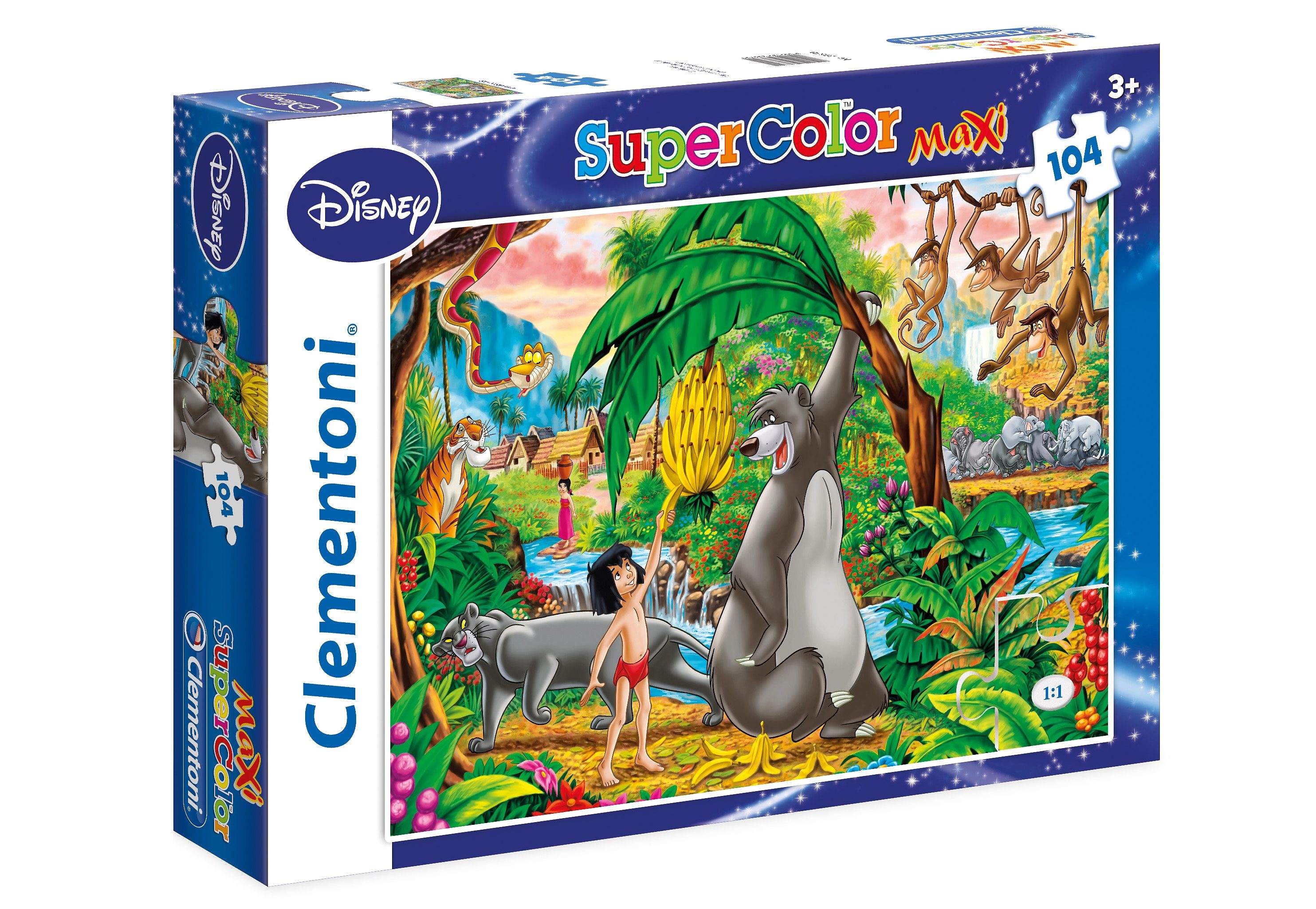 Clementoni Puzzle, 104 Teile, »Disney Das Dschungelbuch ...