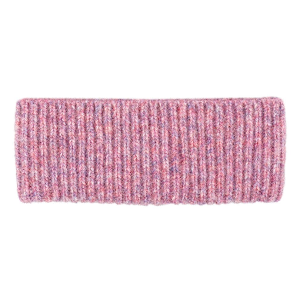 CAPO Stirnband Melange-Optik, Rippenstrick, Wollanteil