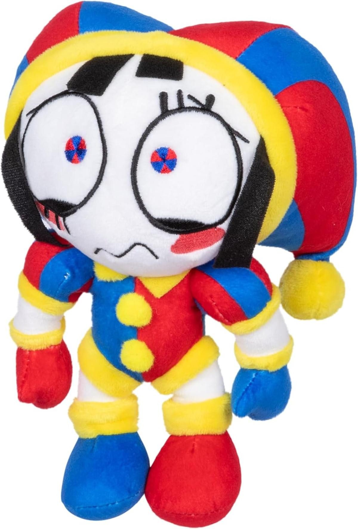 Moose Toys Spielfigur Amazing Digital Circus Deluxe Pomni Plüschfigur 20,3 cm große Figur