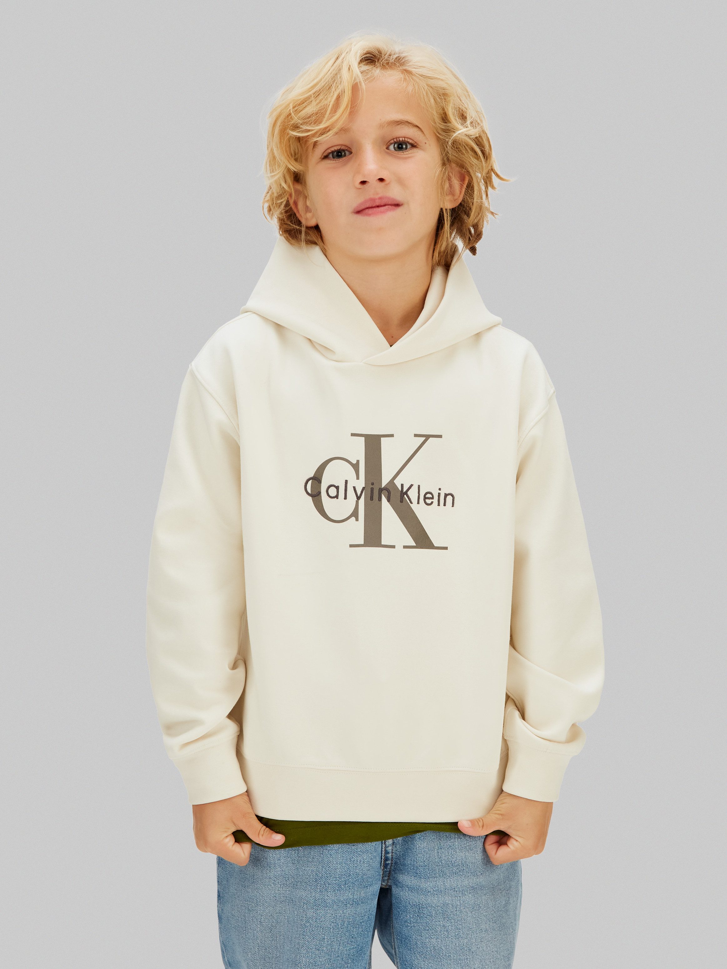 Calvin Klein Jeans Kapuzensweatshirt Regular fit, für Kinder bis 16 Jahre